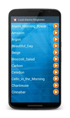 Loud Alarms Ringtones android App screenshot 0